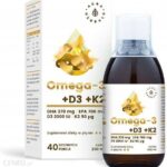 Aura Herbals Omega-3 370 DHA + D3 2000IU + K2MK7 w płynie 200ml