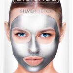 Bielenda Maska Metaliczna Silver Detox Detoksykująca maseczka do cery mieszanej i tłustej 8g