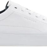 Buty Tommy Hilfiger Prep Vulc Leather FM0FM04171-YBR – białe