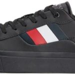 Buty Tommy Hilfiger Signature Detailing Leather Trainers FM0FM04140-BDS – czarne