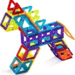 Costway Klocki Magnetyczne Zestaw Edukacyjny 106Szt.
