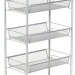Costway Wózek organizer na kółkach z 5 koszami (HW66139GR)