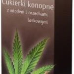 Cukierki konopne z miodem i orzechami laskowymi INDIA 155g