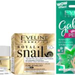 Eveline Cosmetics Eveline Royal Snail Skoncentrowany Krem Silnie Liftingujący 50+ 50ml + Detoksykująco-