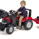 Falk Traktor Na Pedały Case Lrx1130 Z Łyżką I Przyczepą
