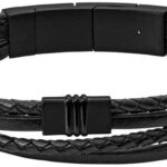 Fossil Jewellery Vinatge Casual Blackout Bracelet Jf03098001