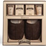 IDC Institute Men’s Luxury Pantofle + Żel Pod Prysznic 50Ml + Balsam Po Goleniu 50Ml + Kostka Mydła 100G + Skarby Morza 100G