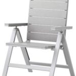 IKEA FALSTER z regulowanym oparciem ogr szary składany szary 702.370.75