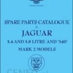 Jaguar Mk 2 (3.4, 3.8 & 340) Spare Parts Catalogue (1959-1969)