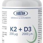 Jantar Witamina K2 Mk7 200Mcg + D3 2000j.m. 90Kap