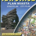 Katowice Plan Miasta Laminowany