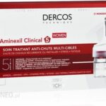 L’Oreal Vichy Dercos Aminexil Clinical 5 Intensywna Kuracja Przeciw Wypadaniu Włosów Dla Kobiet, 21 Amp.