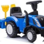 Leantoys Jeździk Traktor 658T Niebieski
