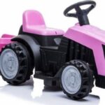 LeanToys Traktor z Przyczepą na Akumulator TR1908T Różowy