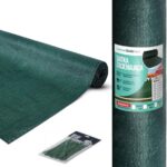 Linarem Siatkisieci Zielona Siatka Cieniująca Na Płot 90% 140g/m2 Rolka 1,5x10m