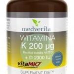 Medverita Witamina K2 K2MK7 200ug + D3 2000IU 60k