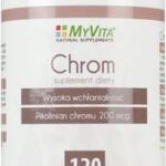 MyVita Chrom Pikolinian chromu chrome 200 mcg 120 tabl.