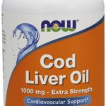 Now Foods Cod Liver Oil 1000mg Tran 180 Kaps
