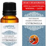 Optima Natura Cytronellowy olejek eteryczny odstraszający komary 20 ml