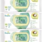 Procter&Gamble Chusteczki Nawilżane Pampers Auqa Pure Coconut 3X42Szt.