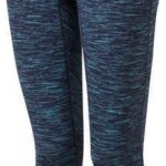 Ronhill Legginsy Damskie Life Spacedyed Crop Tight Niebieskie