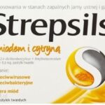 Strepsils z miodem i cytryną na ból gardła 12 pastylek