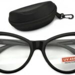 Stylion Kocie Oczy Okulary Zerówki Damskie Cat Eyes Oprawki St210