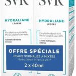 Svr Polska Hydraliane Legere Krem do skóry normalnej i mieszanej, 2 x 40 ml