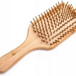 Szczotka Bambusowa Do Włosów Masażu Paddle Brush