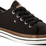 Tenisówki TOMMY HILFIGER – Iconic Kesha Sneaker FW0FW02823 Black 990