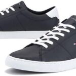TOMMY HILFIGER ESSENTIAL LEATHER LOW-TOP > FM0FM02977-DW5