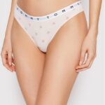 Tommy Hilfiger Komplet 3 par stringów Print UW0UW02521 Kolorowy