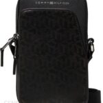 Tommy Hilfiger Saszetka Business Leather Slim Reporter AM0AM10334 Czarny