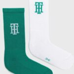Tommy Hilfiger skarpetki (2-pack) męskie kolor zielony