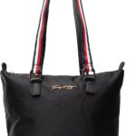 Torebka TOMMY HILFIGER – Im New Nylon Small Tote AW0AW11164 BDS