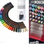 Uni Posca Marker Do Różnych Powierzchni 33 Szt,Stojak (123)