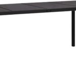 Vidaxl Stół Ogrodowy 190X90X74Cm Czarny, Stalowy