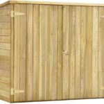 Vidaxl Szopa Na Narzędzia 135X60X123Cm Impregnowana Sosna