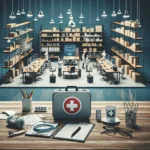 Bezpieczeństwo w pracy – kompleksowe wyposażenie biur, magazynów i warsztatów z apteczkami do biura